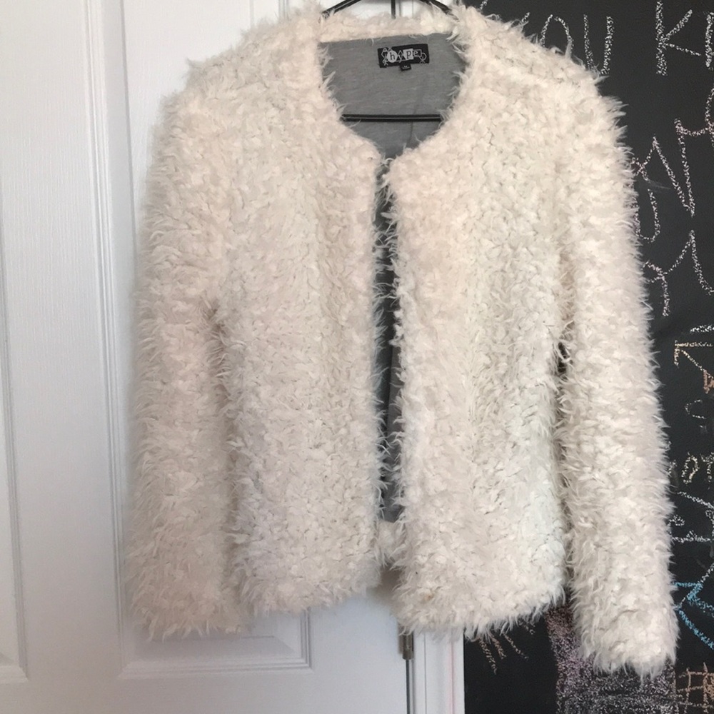 A cream coat